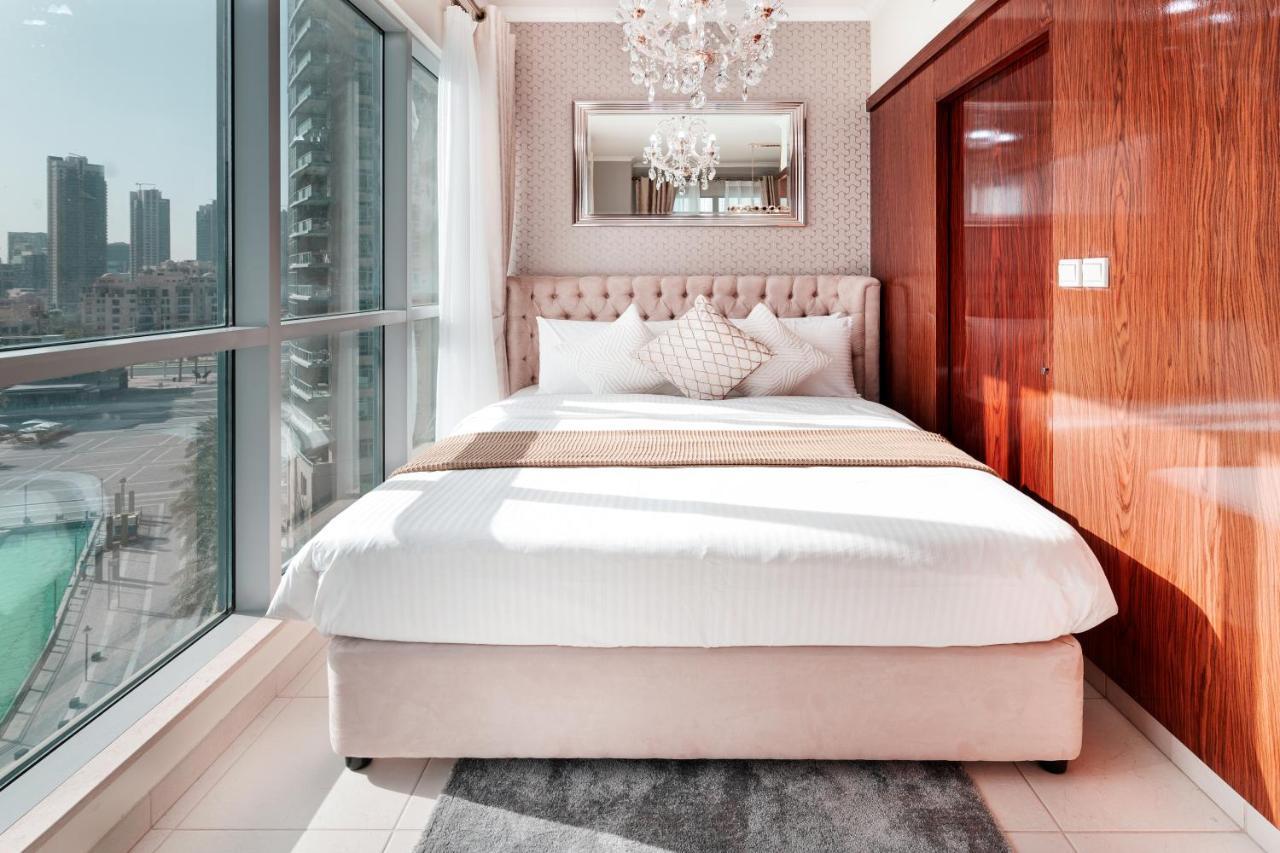 Elite Royal Apartment - Full Burj Khalifa & Fountain View - Brilliant - 2 Bedrooms & 1 Open Bedroom Without Partition Dubaj Exteriér fotografie