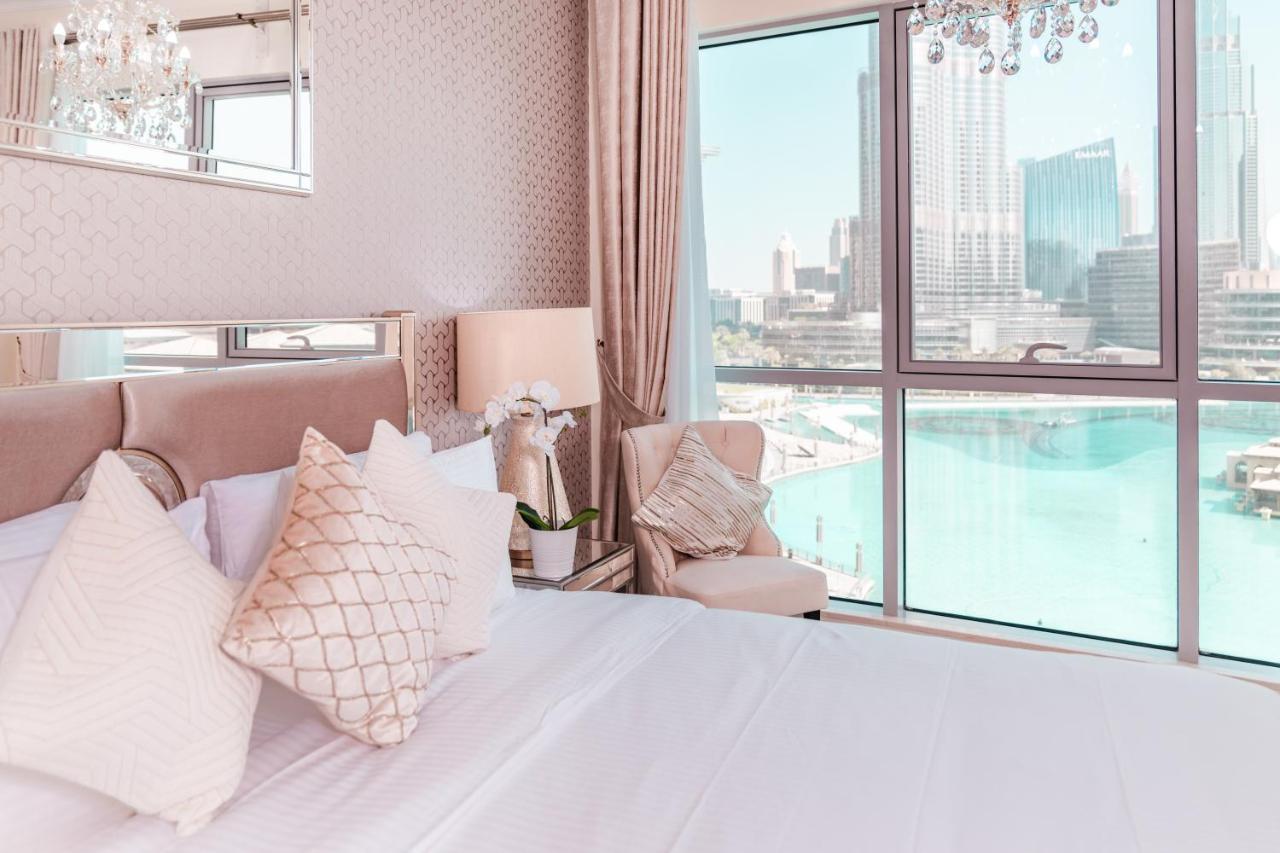 Elite Royal Apartment - Full Burj Khalifa & Fountain View - Brilliant - 2 Bedrooms & 1 Open Bedroom Without Partition Dubaj Exteriér fotografie