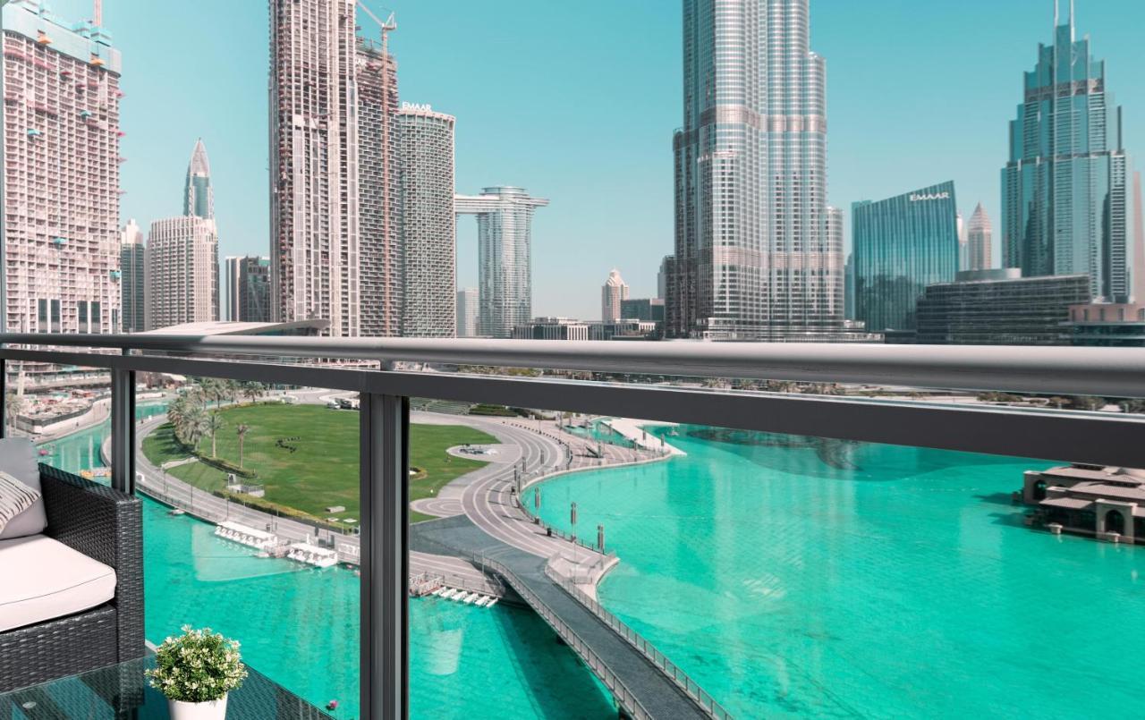 Elite Royal Apartment - Full Burj Khalifa & Fountain View - Brilliant - 2 Bedrooms & 1 Open Bedroom Without Partition Dubaj Exteriér fotografie