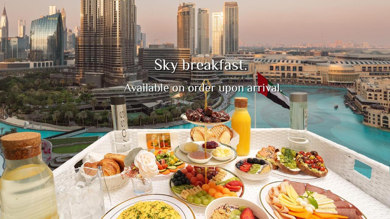 Elite Royal Apartment - Full Burj Khalifa & Fountain View - Brilliant - 2 Bedrooms & 1 Open Bedroom Without Partition Dubaj Exteriér fotografie